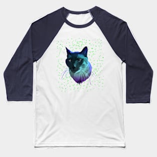 Cute cat colorful Baseball T-Shirt